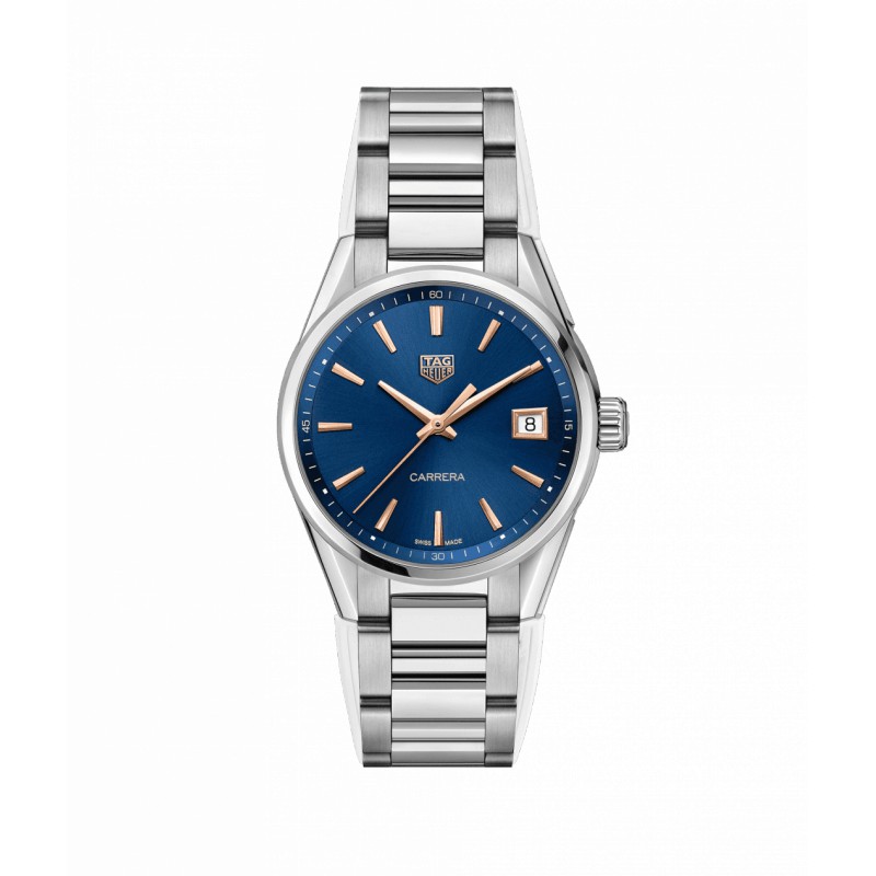 montre TAGHEUER CARRERA FEMME QUARTZ 36 MM WBK1312.BA0652